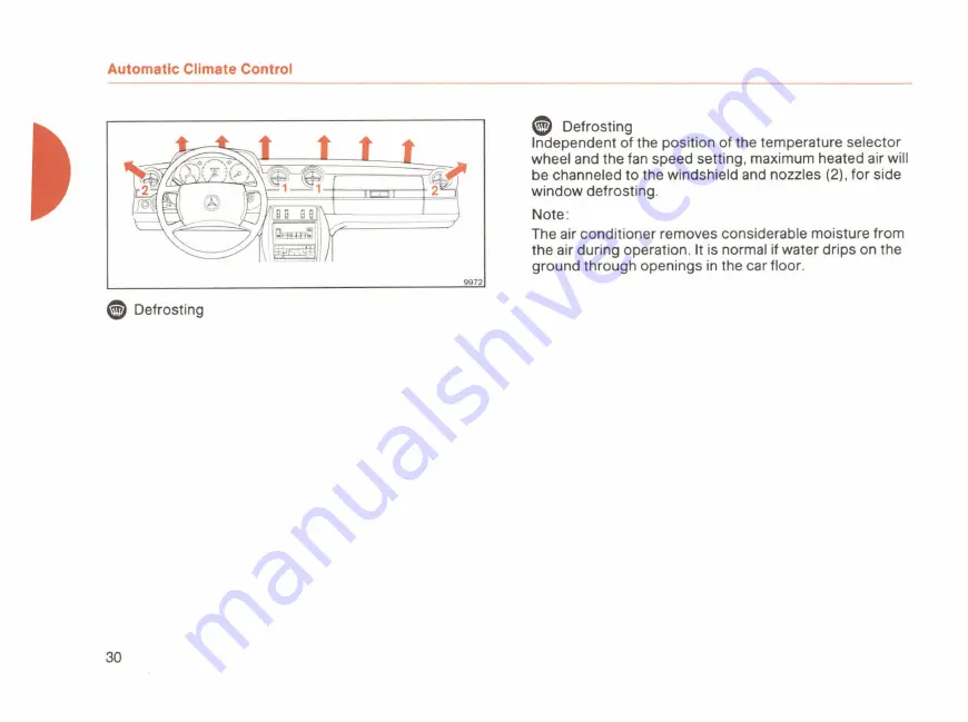 Mercedes-Benz 300 TD-TURBO DIESEL 1984 Owner'S Manual Download Page 32