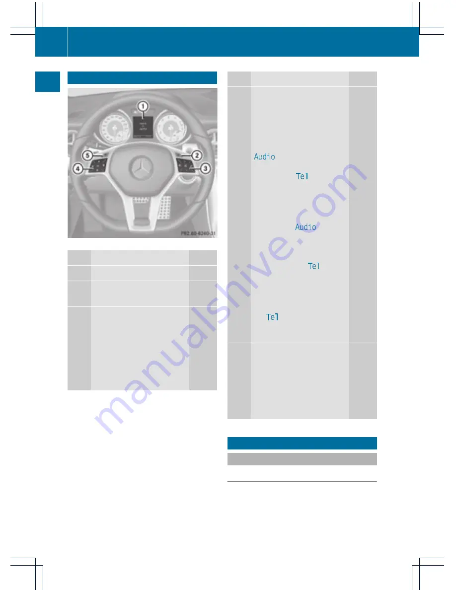 Mercedes-Benz Audio 20 2012 Operating Instructions Manual Download Page 20