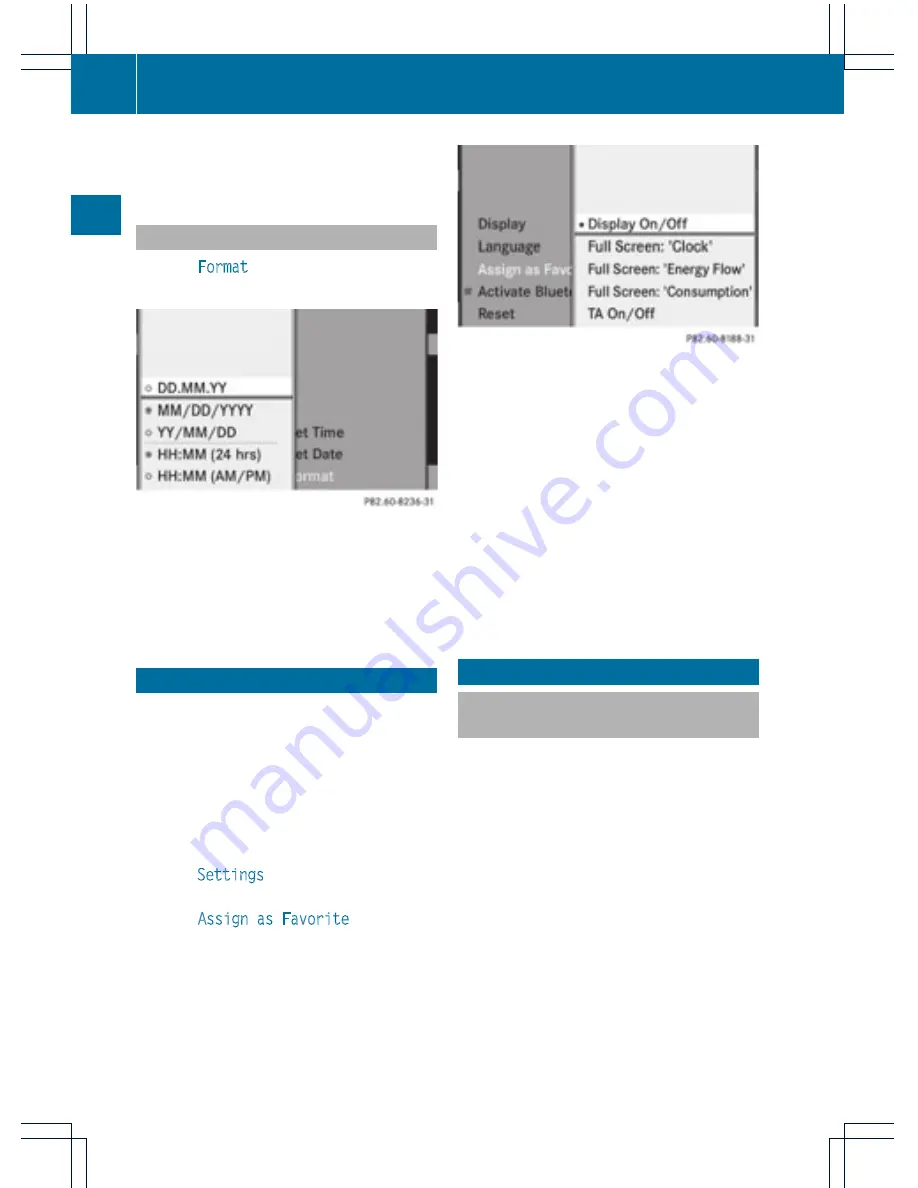 Mercedes-Benz Audio 20 2012 Operating Instructions Manual Download Page 34