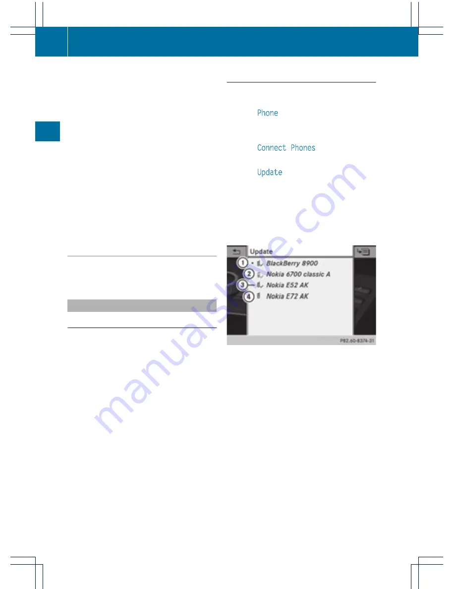 Mercedes-Benz Audio 20 2012 Operating Instructions Manual Download Page 40