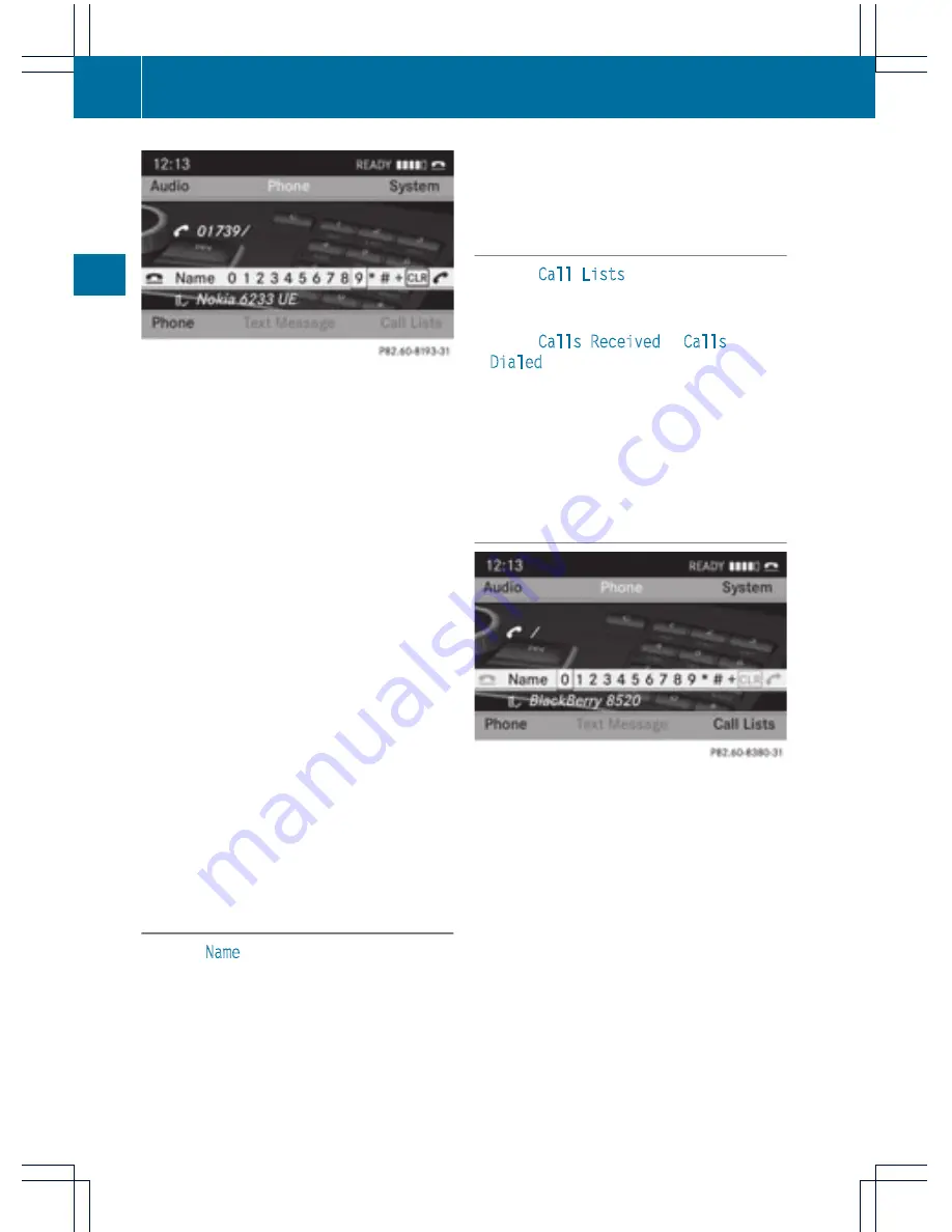 Mercedes-Benz Audio 20 2012 Operating Instructions Manual Download Page 46