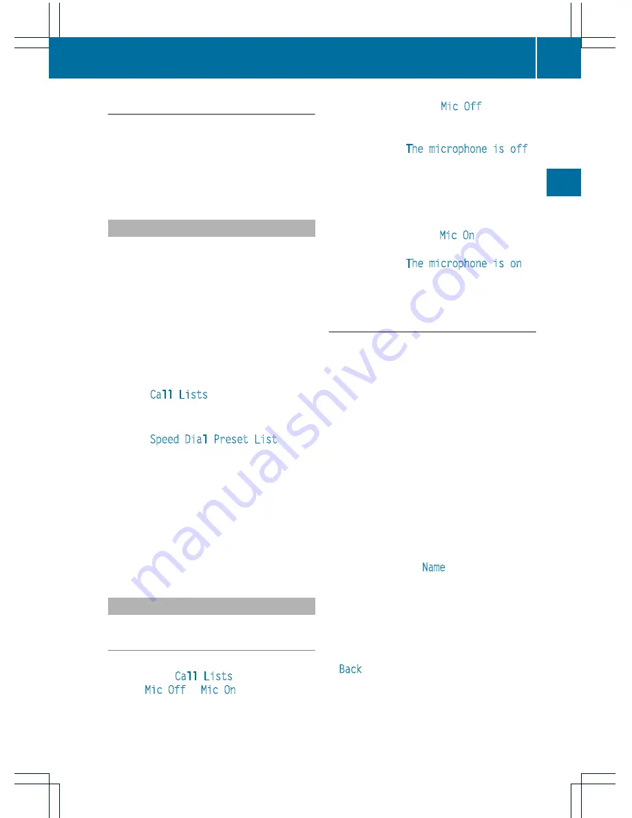 Mercedes-Benz Audio 20 2012 Operating Instructions Manual Download Page 47