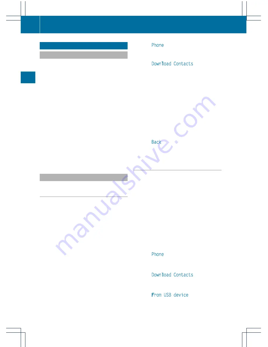 Mercedes-Benz Audio 20 2012 Operating Instructions Manual Download Page 48