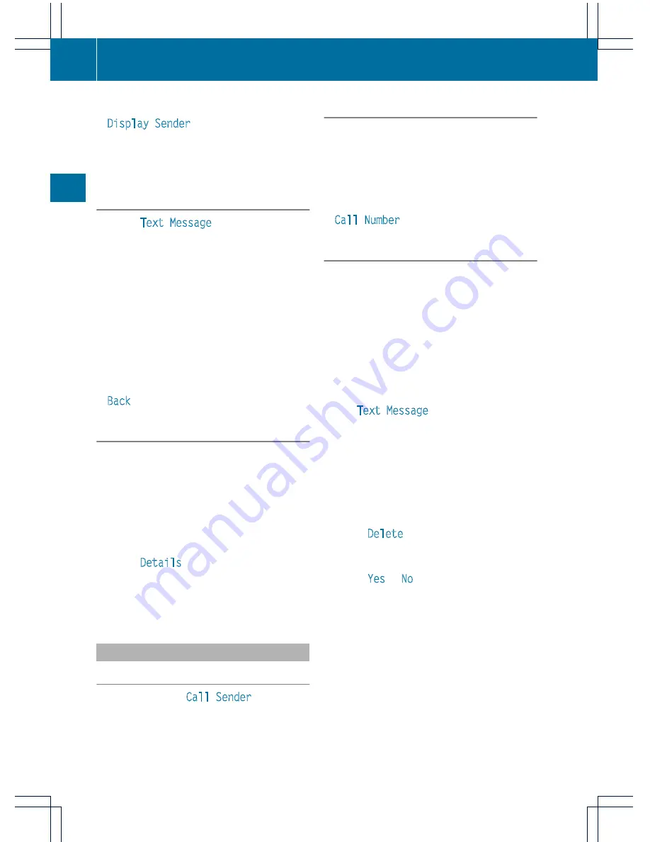 Mercedes-Benz Audio 20 2012 Operating Instructions Manual Download Page 54