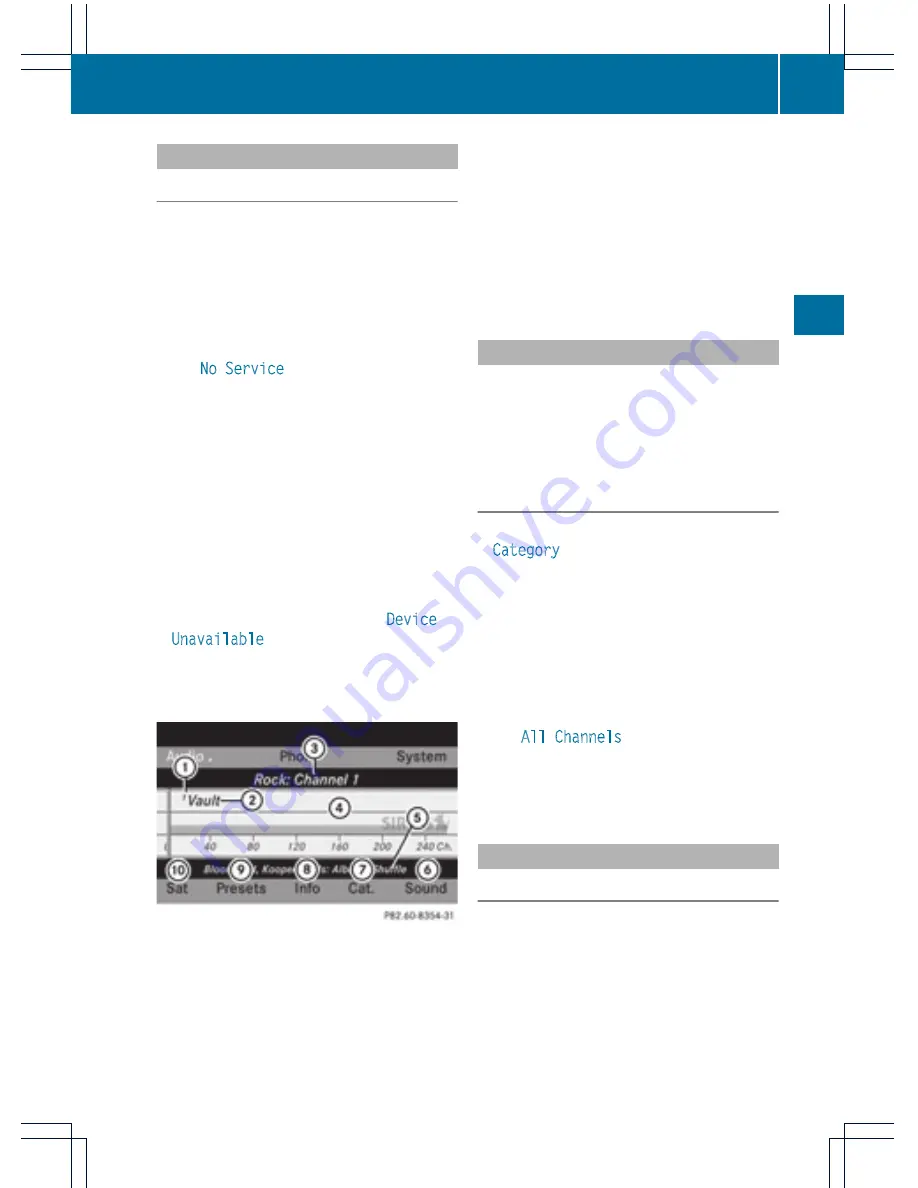 Mercedes-Benz Audio 20 2012 Operating Instructions Manual Download Page 61