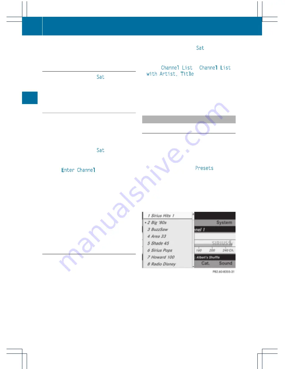 Mercedes-Benz Audio 20 2012 Operating Instructions Manual Download Page 62