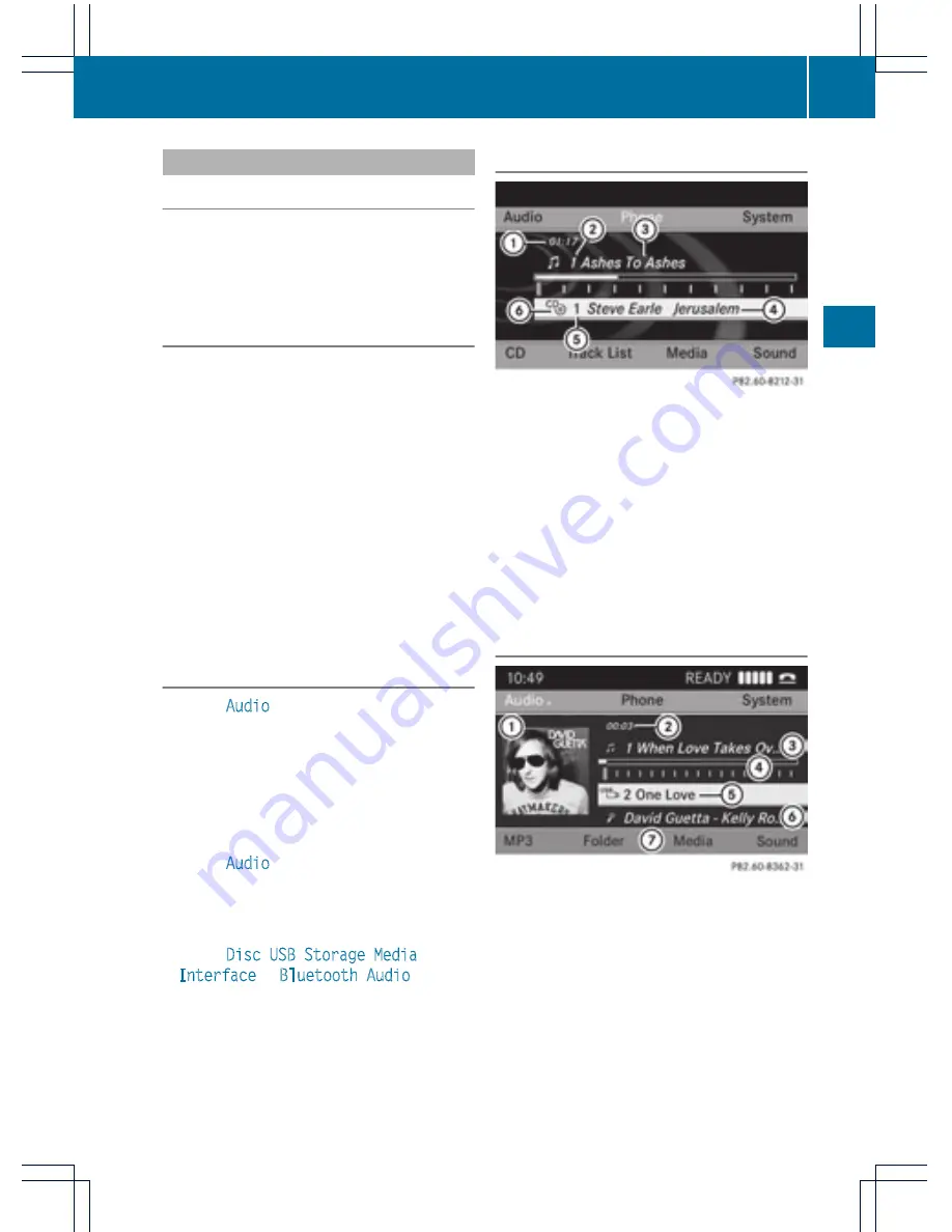 Mercedes-Benz Audio 20 2012 Operating Instructions Manual Download Page 65