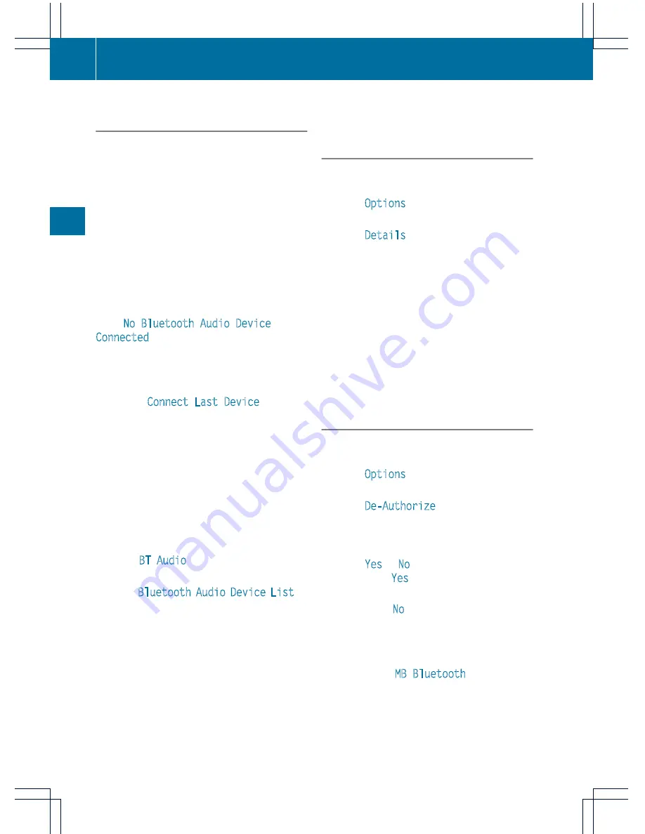 Mercedes-Benz Audio 20 2012 Operating Instructions Manual Download Page 72