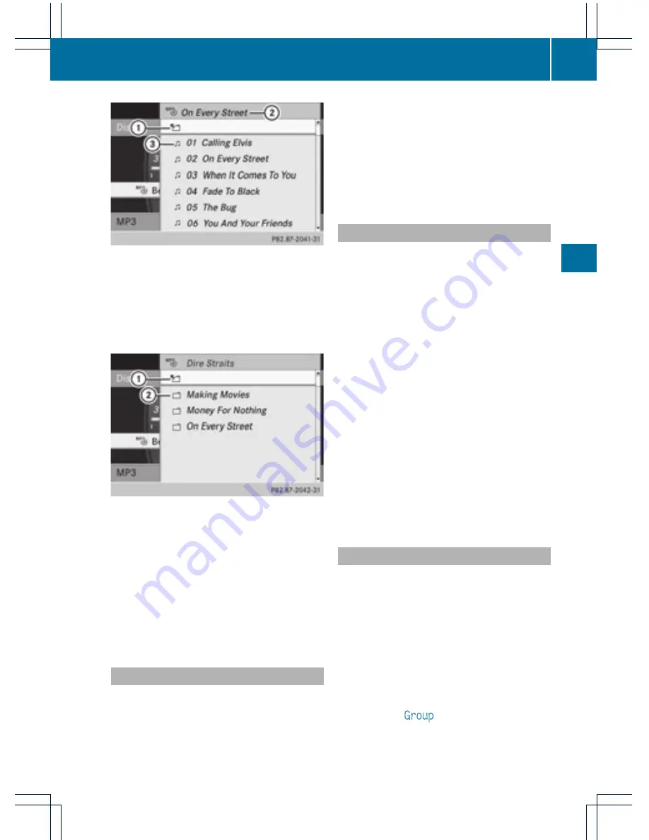 Mercedes-Benz Audio 20 2012 Operating Instructions Manual Download Page 91