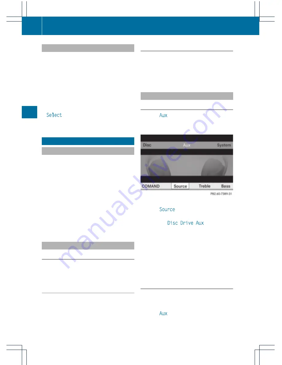 Mercedes-Benz Audio 20 2012 Operating Instructions Manual Download Page 98