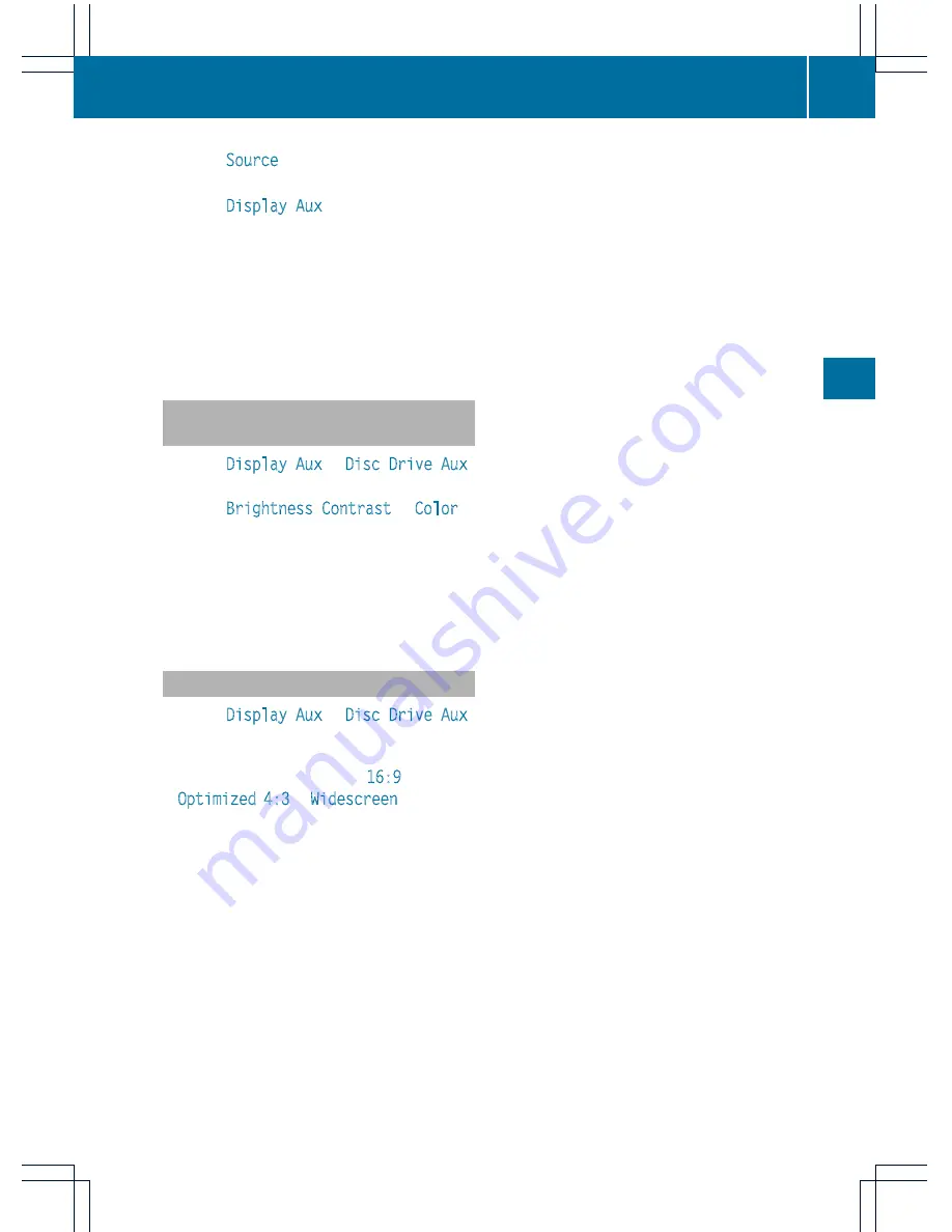 Mercedes-Benz Audio 20 2012 Operating Instructions Manual Download Page 99