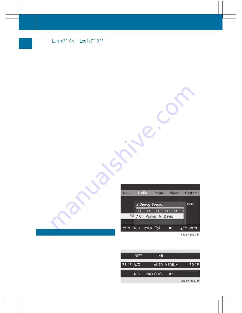 Mercedes-Benz Comand MY11 Operating Instructions Manual Download Page 40