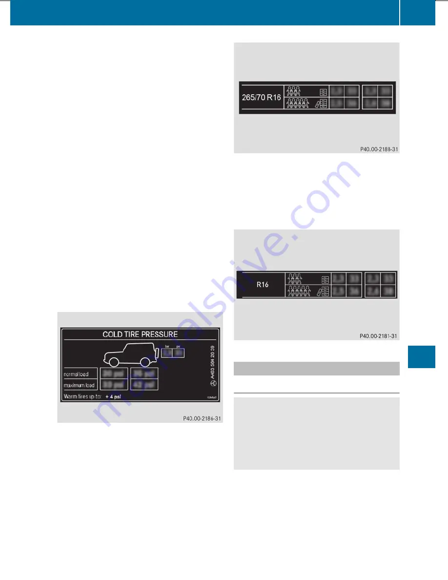 Mercedes-Benz G 55 AMG Operator'S Manual Download Page 249