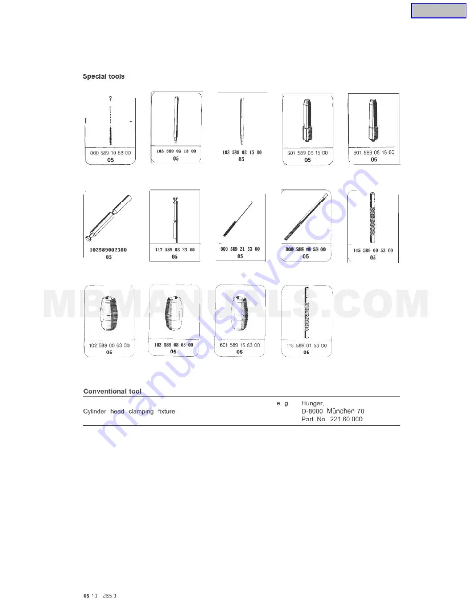 Mercedes-Benz OM602 Service Manual Download Page 268