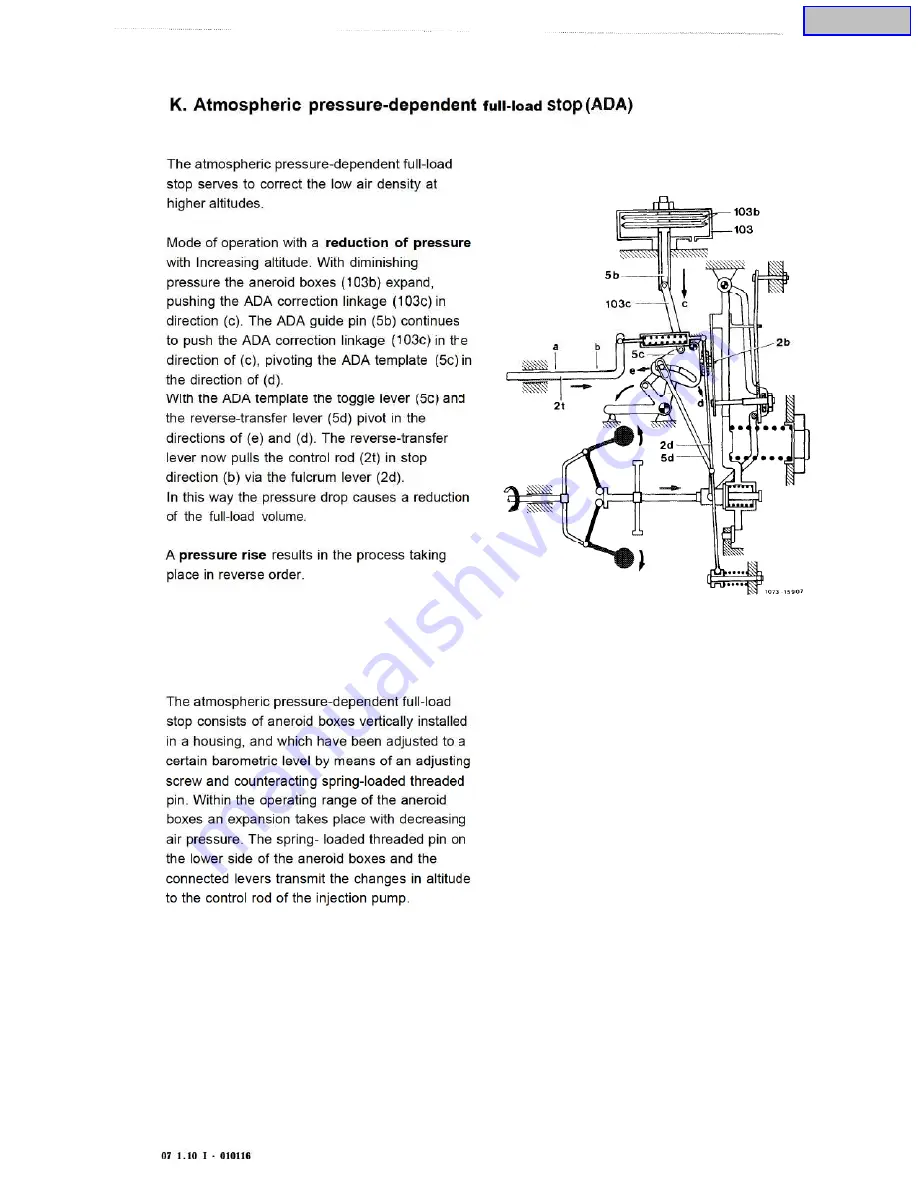 Mercedes-Benz OM602 Service Manual Download Page 321