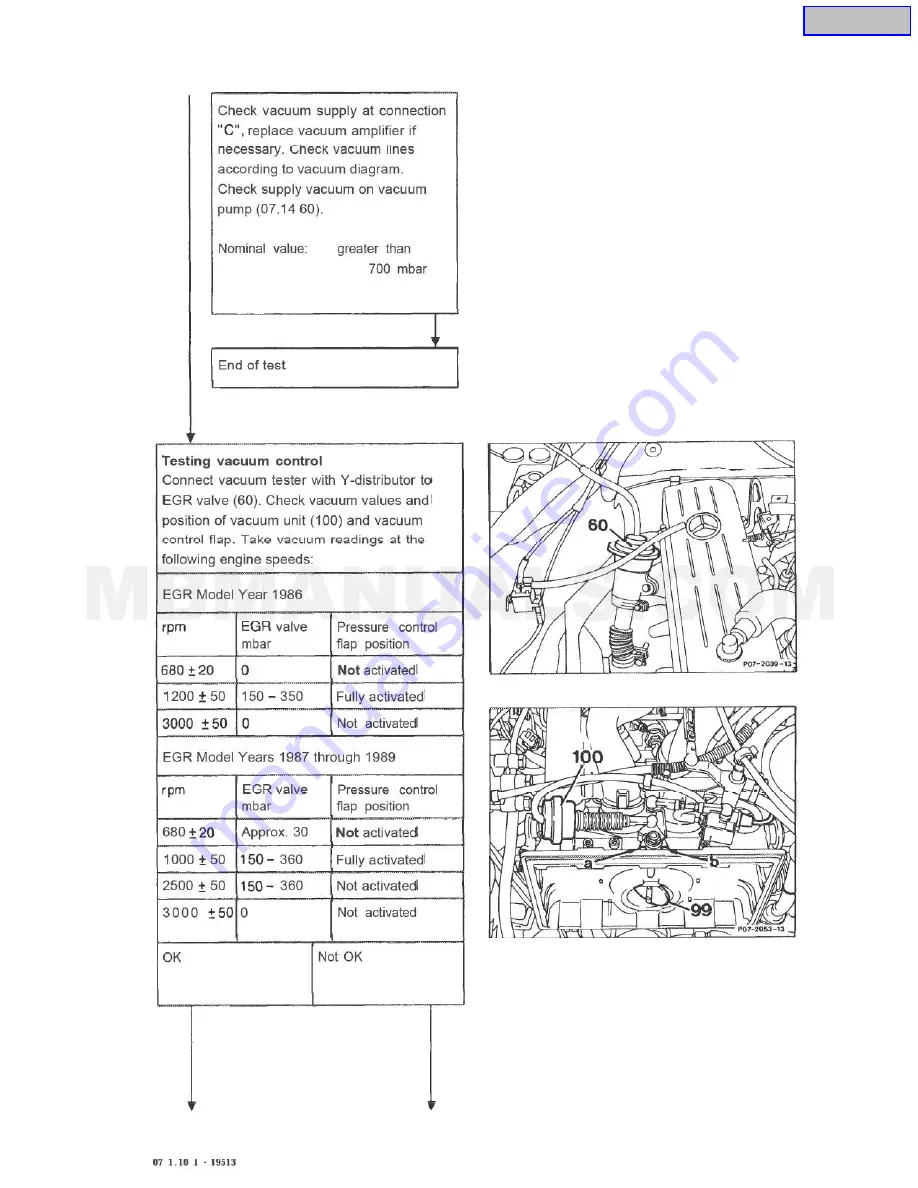 Mercedes-Benz OM602 Service Manual Download Page 410