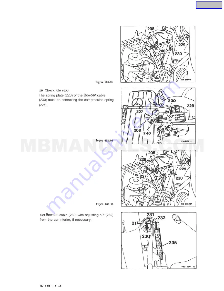 Mercedes-Benz OM602 Service Manual Download Page 540