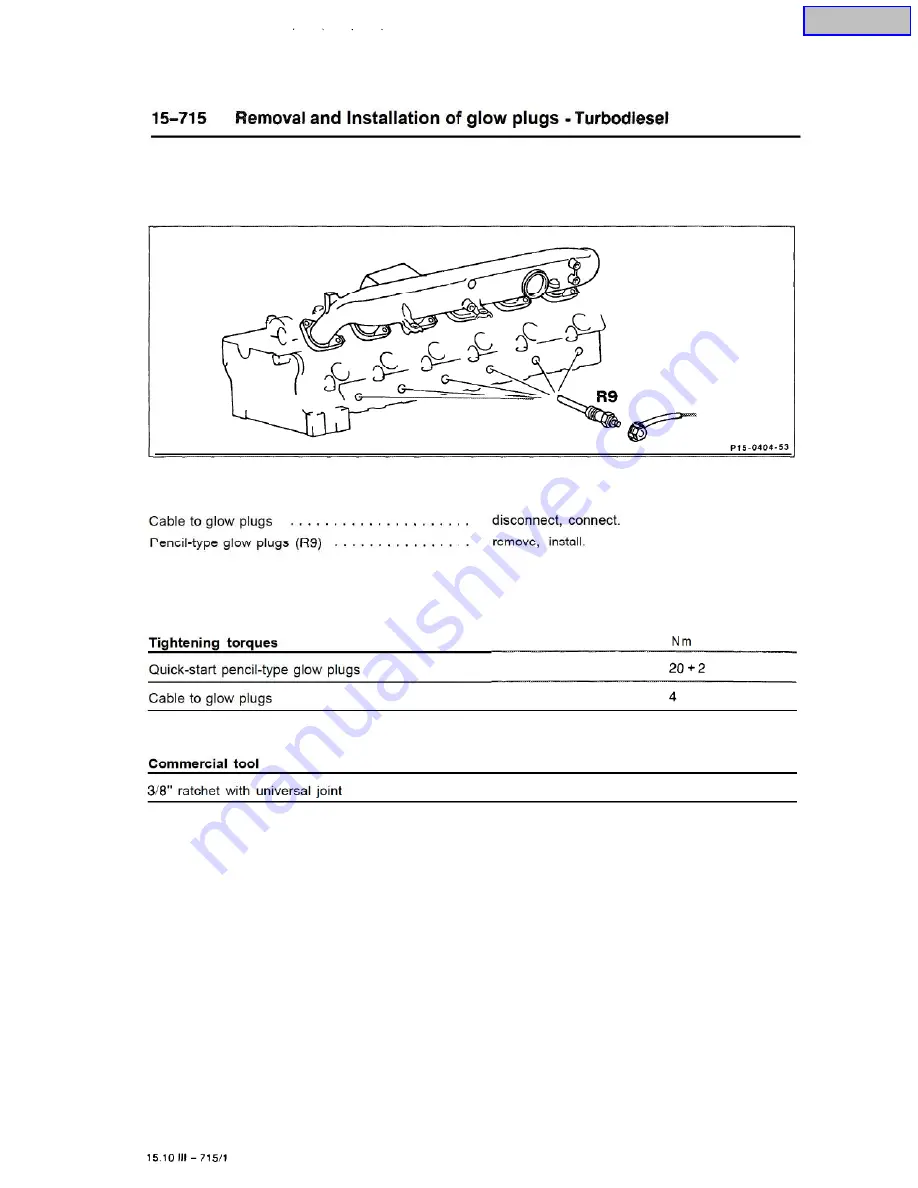 Mercedes-Benz OM602 Service Manual Download Page 745