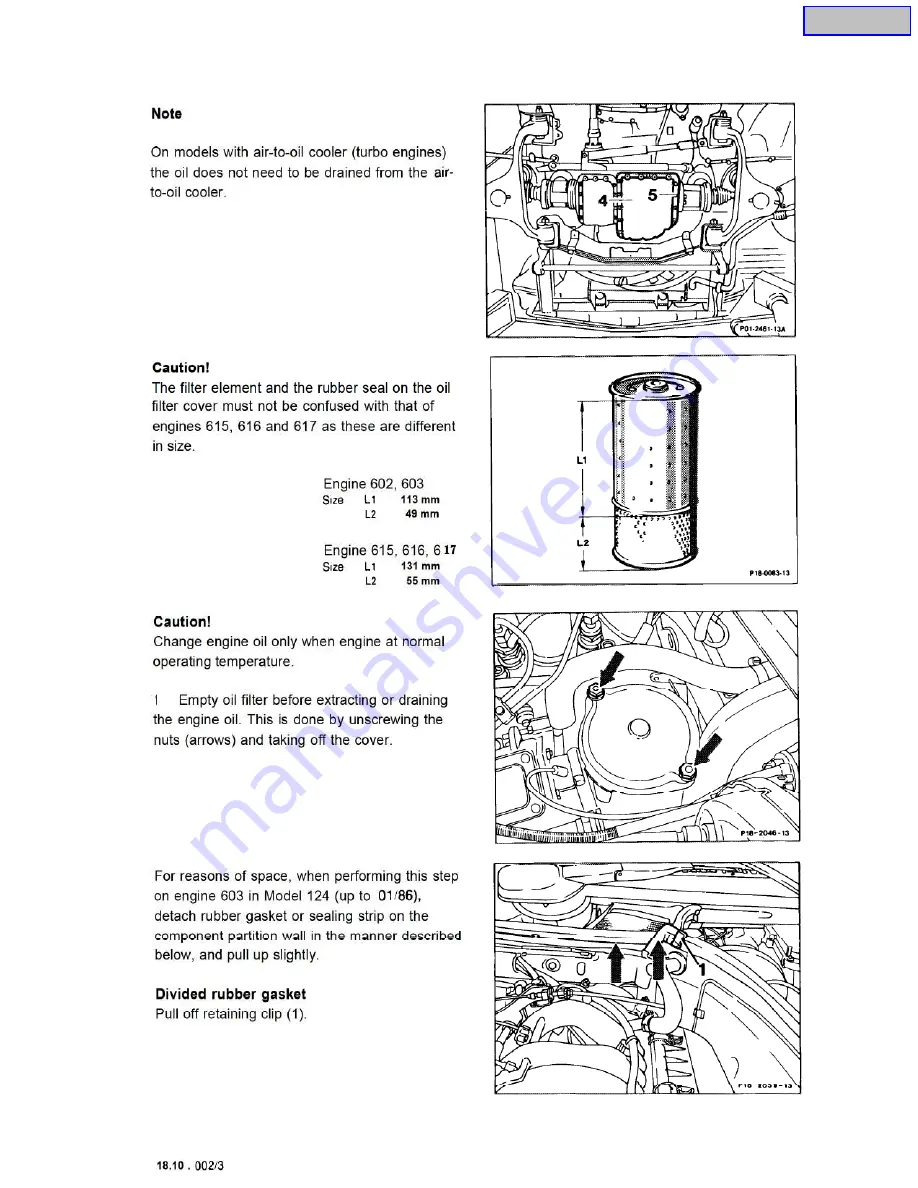 Mercedes-Benz OM602 Service Manual Download Page 751