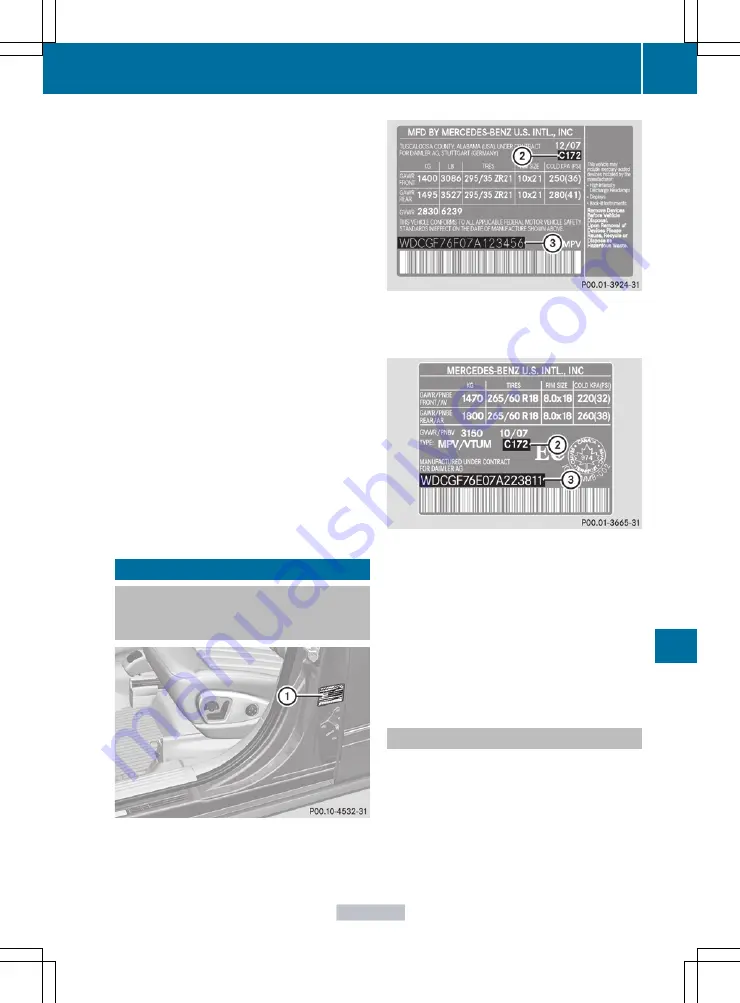 Mercedes-Benz R 350 2012 Operator'S Manual Download Page 355