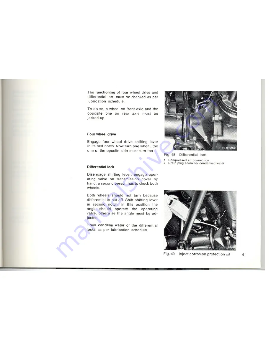 Mercedes-Benz Unimog 416 1976 Instruction Manual Download Page 40