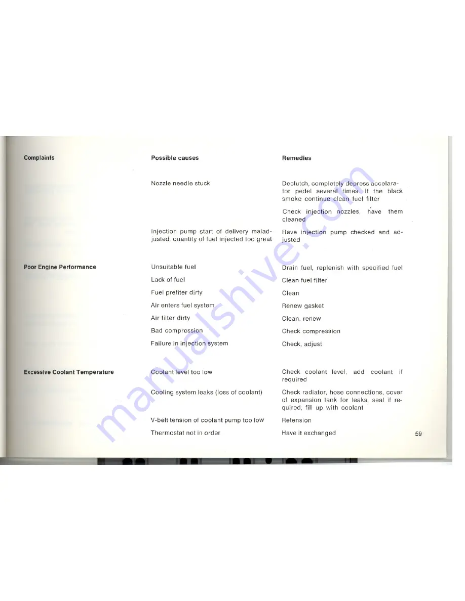 Mercedes-Benz Unimog 416 1976 Instruction Manual Download Page 59