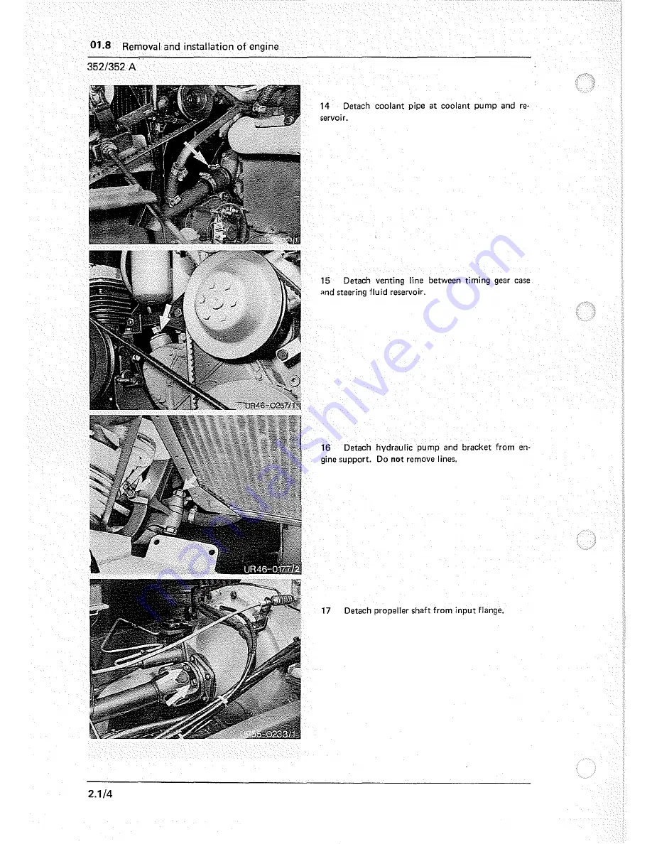 Mercedes-Benz Unimog 435 Service Manual Download Page 54