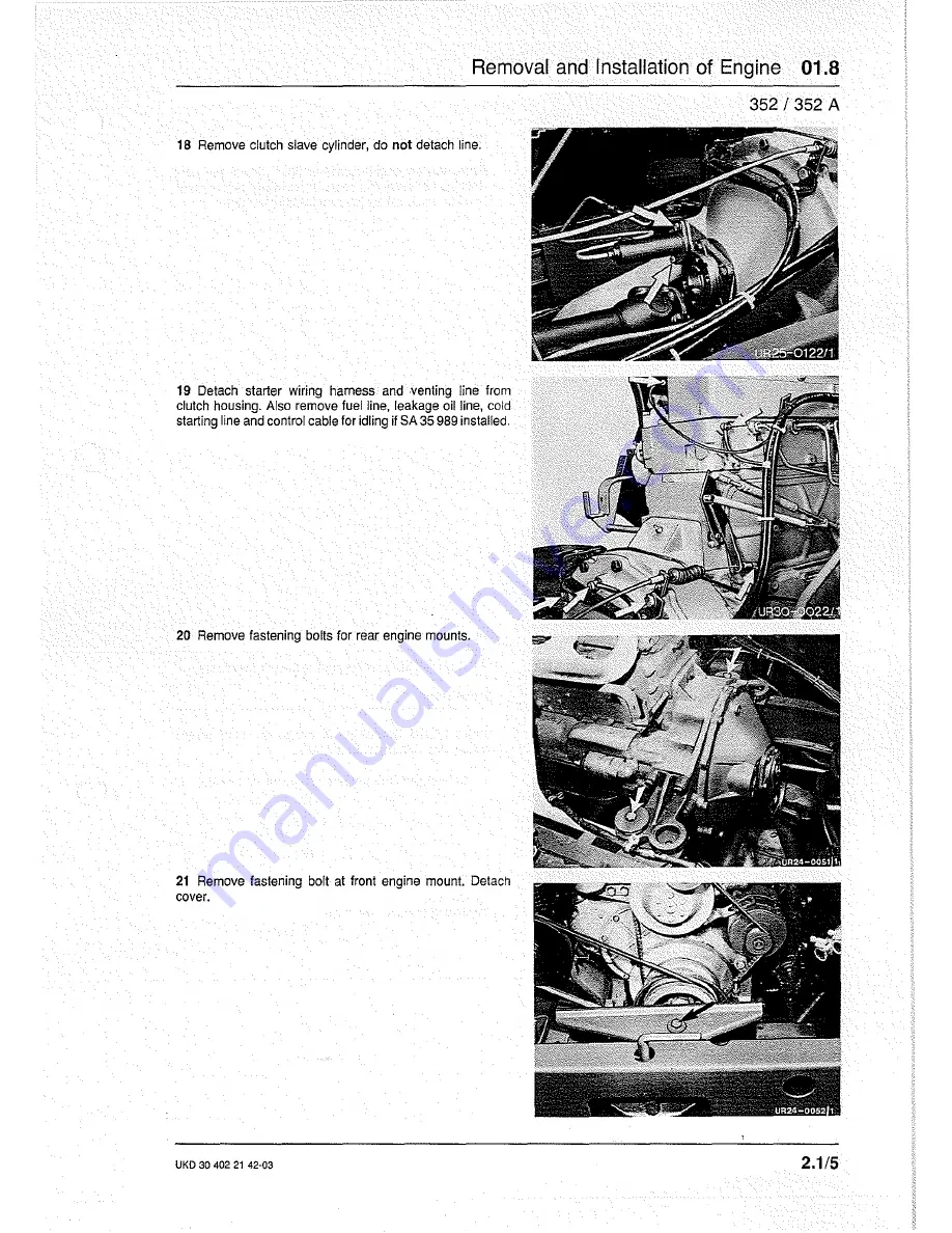 Mercedes-Benz Unimog 435 Service Manual Download Page 55