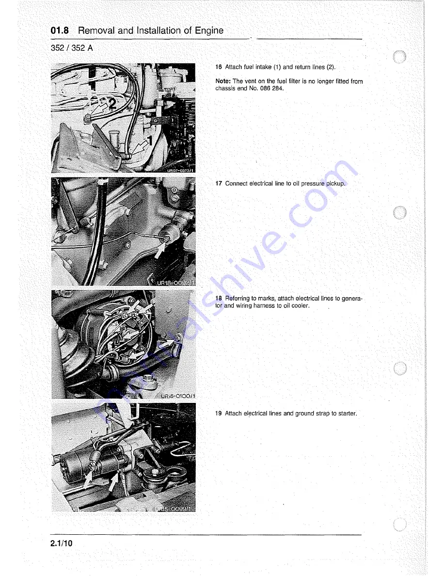 Mercedes-Benz Unimog 435 Service Manual Download Page 60