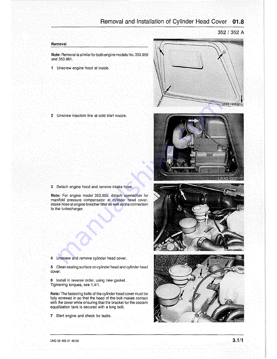 Mercedes-Benz Unimog 435 Service Manual Download Page 67