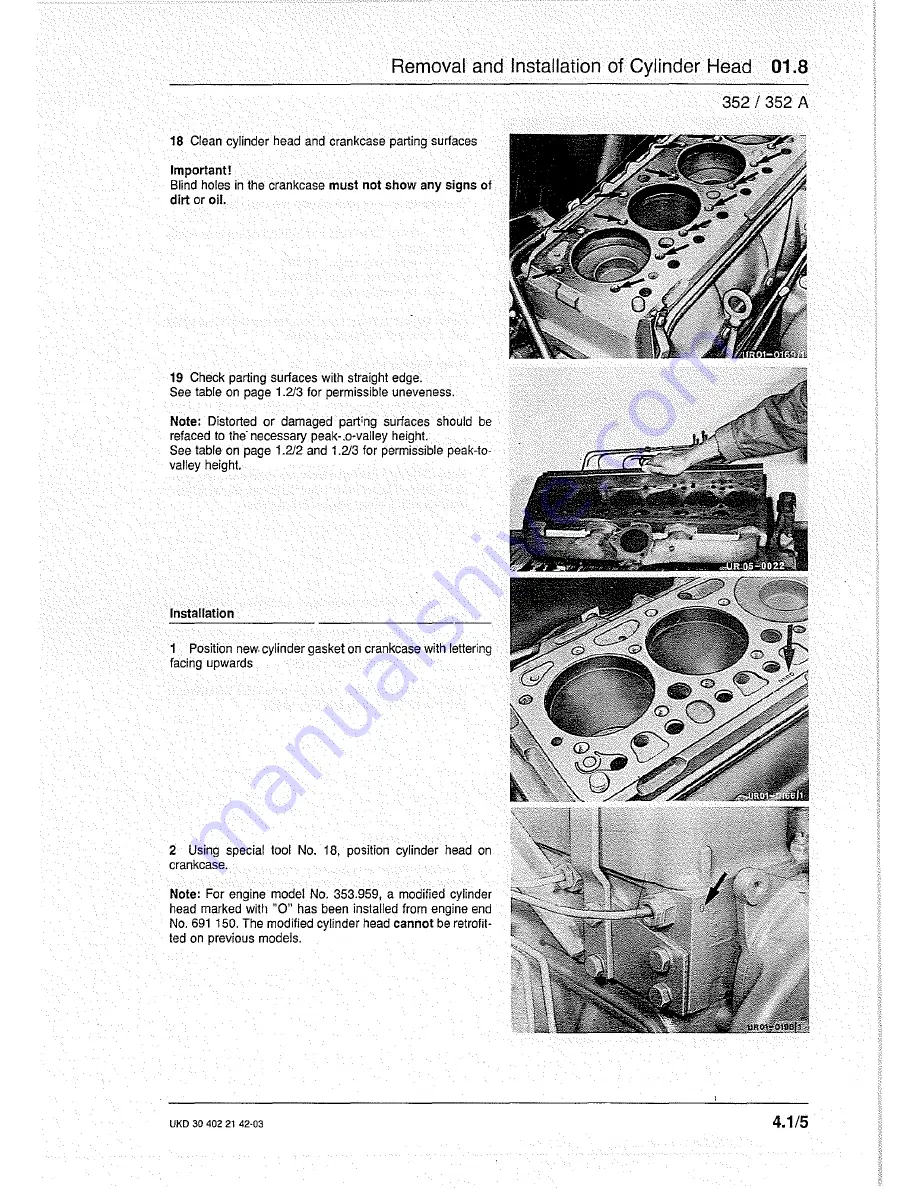 Mercedes-Benz Unimog 435 Service Manual Download Page 73