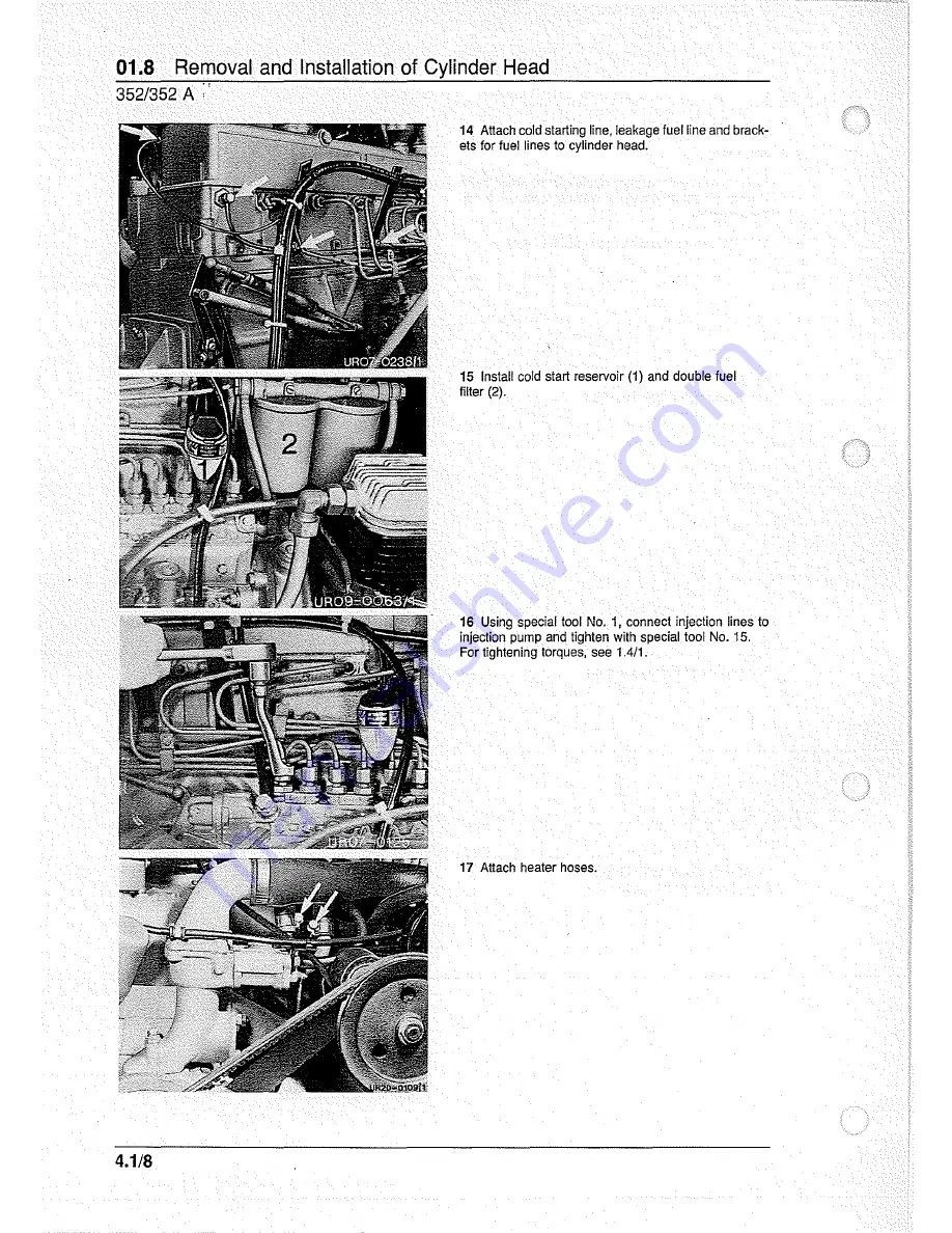 Mercedes-Benz Unimog 435 Service Manual Download Page 76