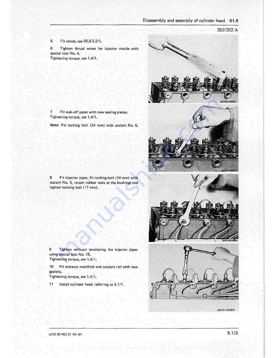 Mercedes-Benz Unimog 435 Service Manual Download Page 81