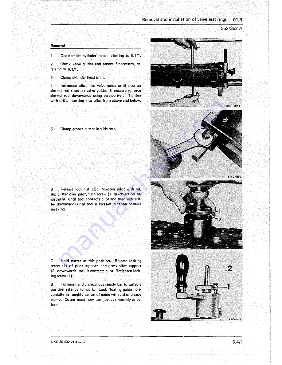 Mercedes-Benz Unimog 435 Service Manual Download Page 89