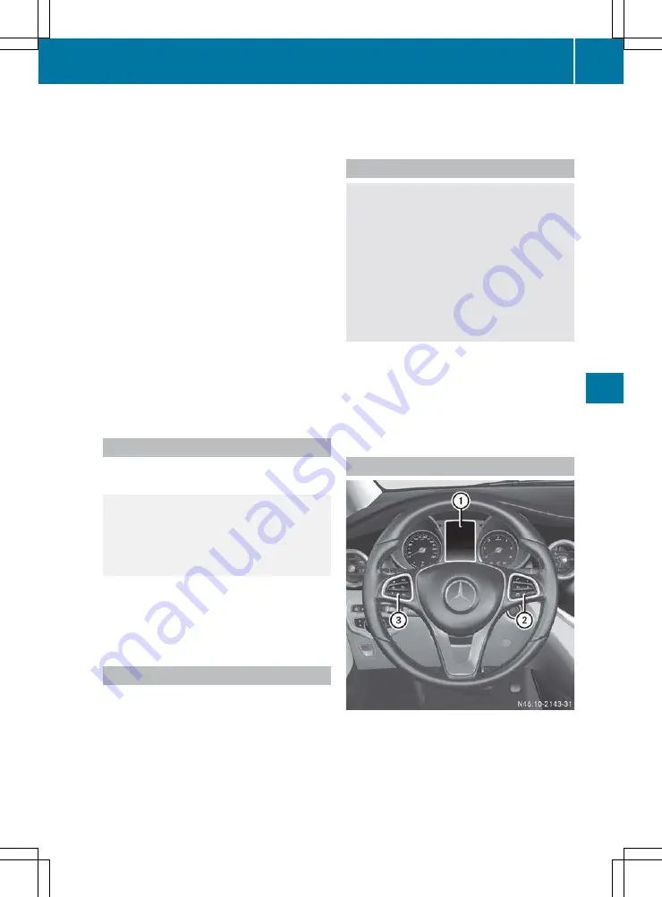 Mercedes-Benz V 200 4MATIC 2015 Operating Instructions Manual Download Page 235