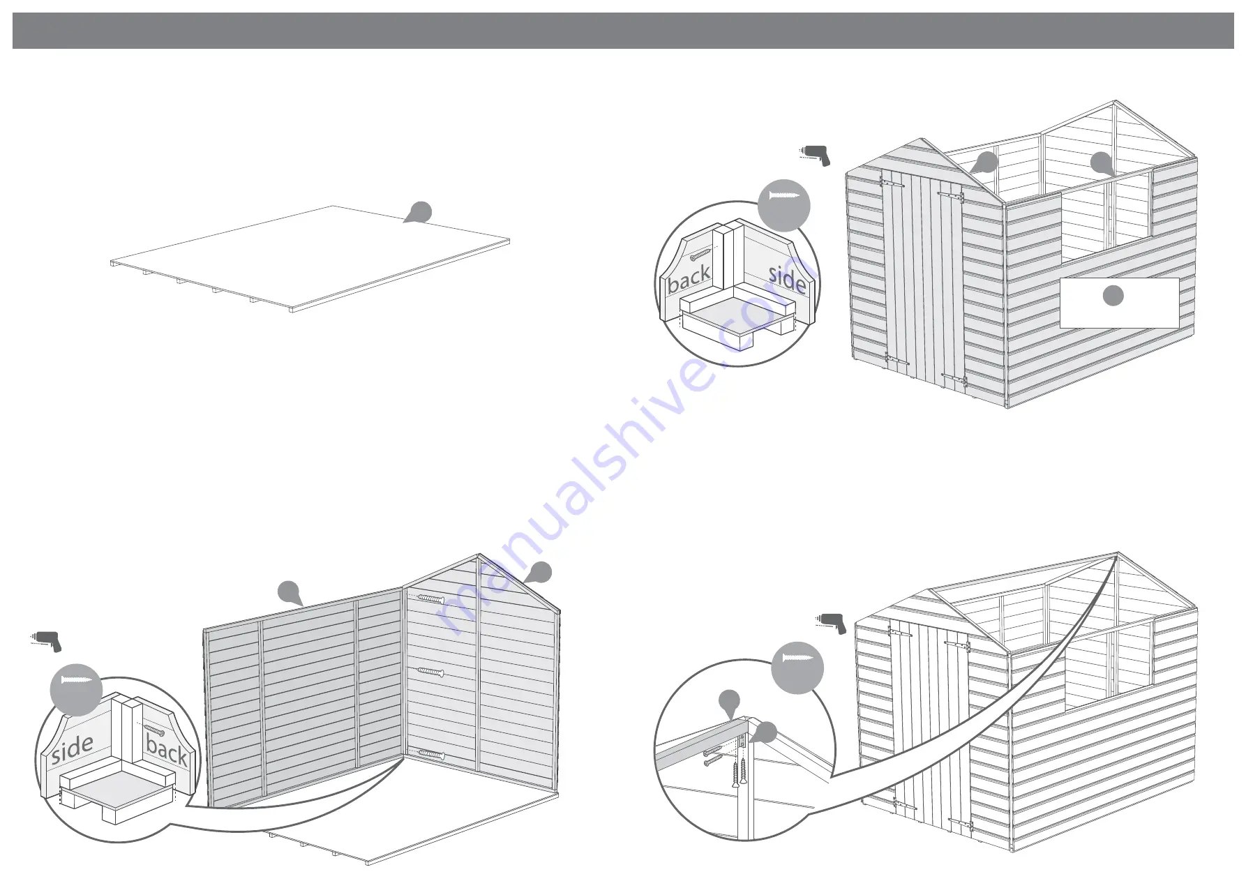 Mercia Garden Products 01OSBA0806DDFW-V1 Скачать руководство пользователя страница 3