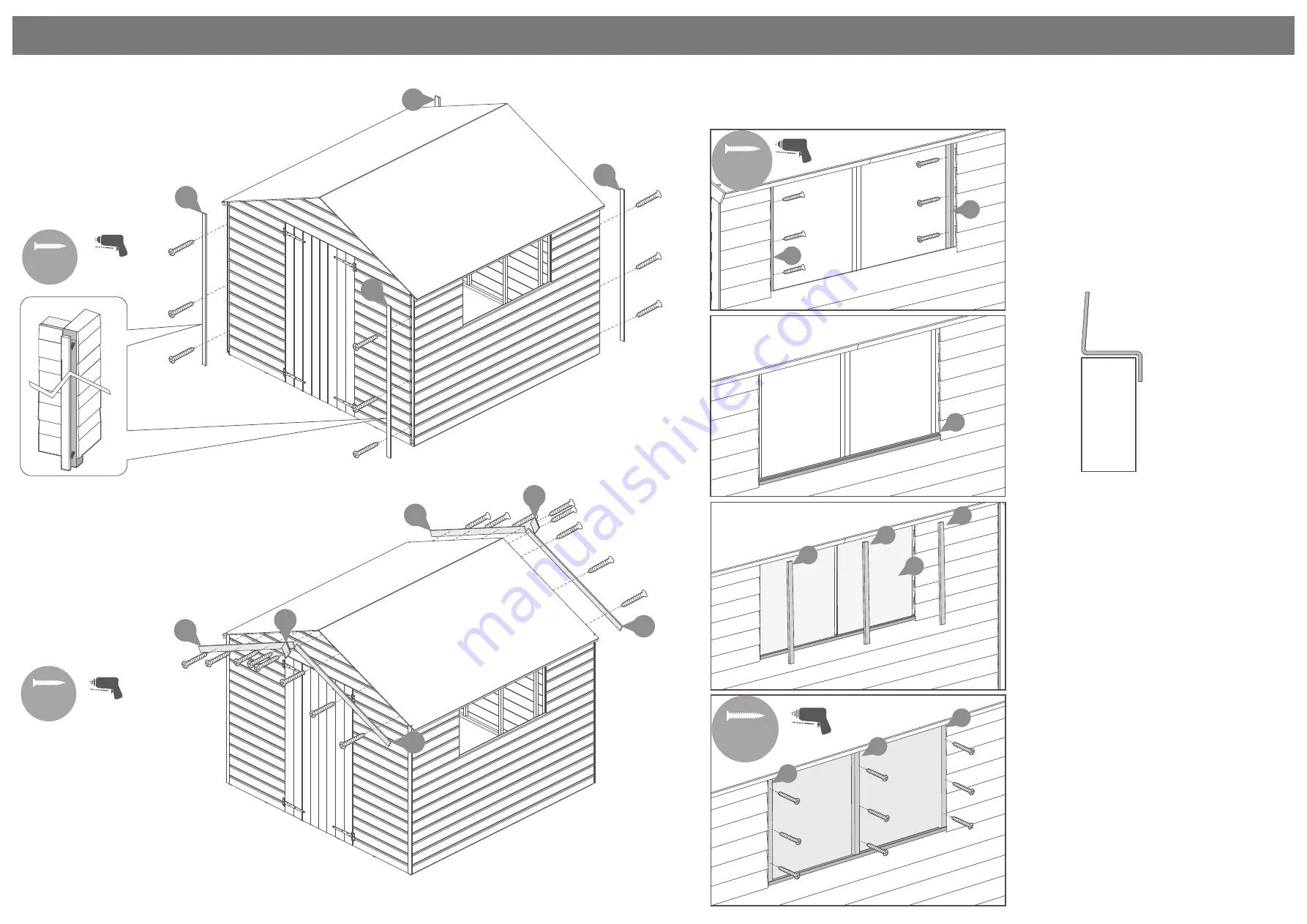 Mercia Garden Products 01OSBA0808DDFW-V1 General Instructions Manual Download Page 10