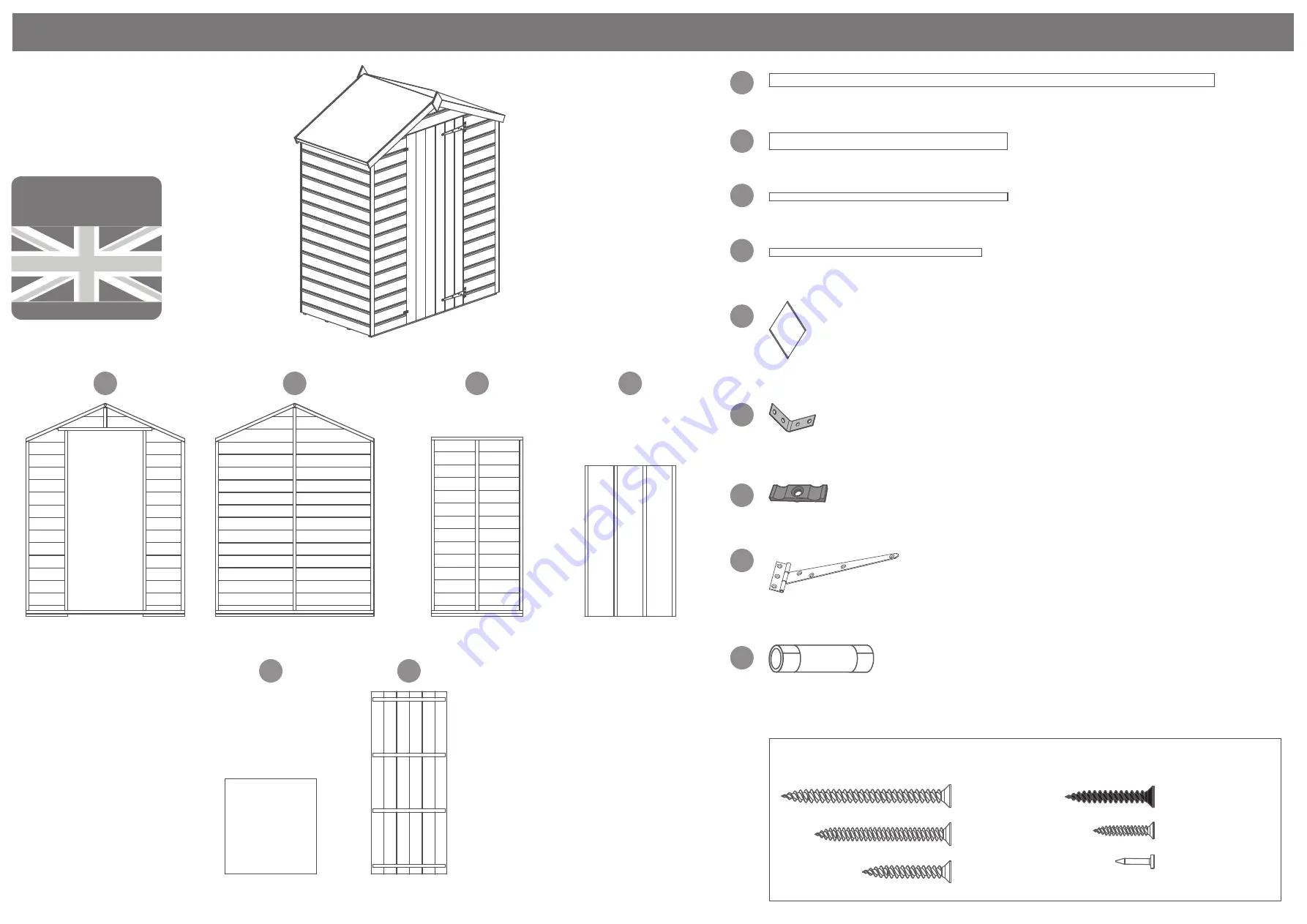 Mercia Garden Products 01PTOSBA0305SDNW-V1 General Instructions Manual Download Page 2