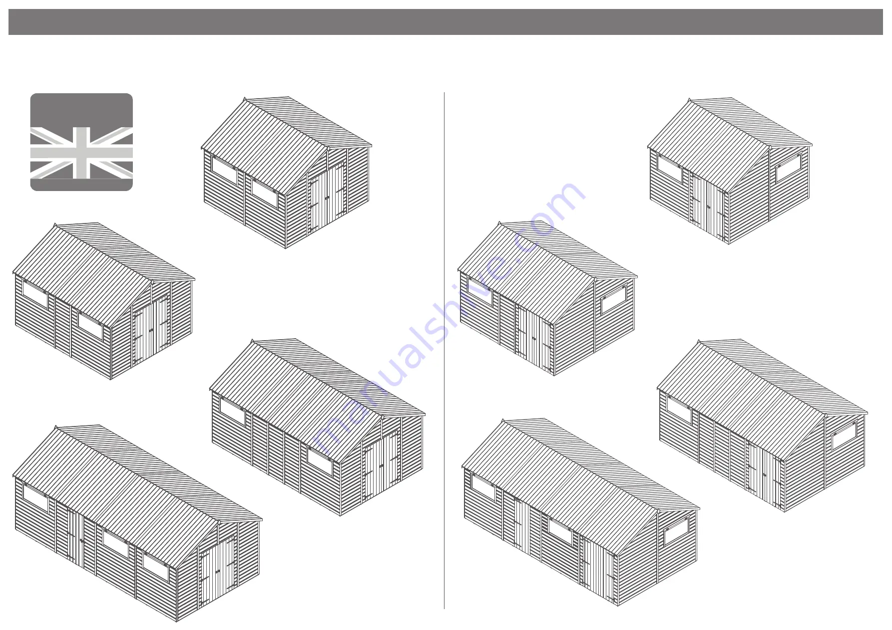 Mercia Garden Products 01PTSHPWOR1010DDOW-V4 Скачать руководство пользователя страница 2