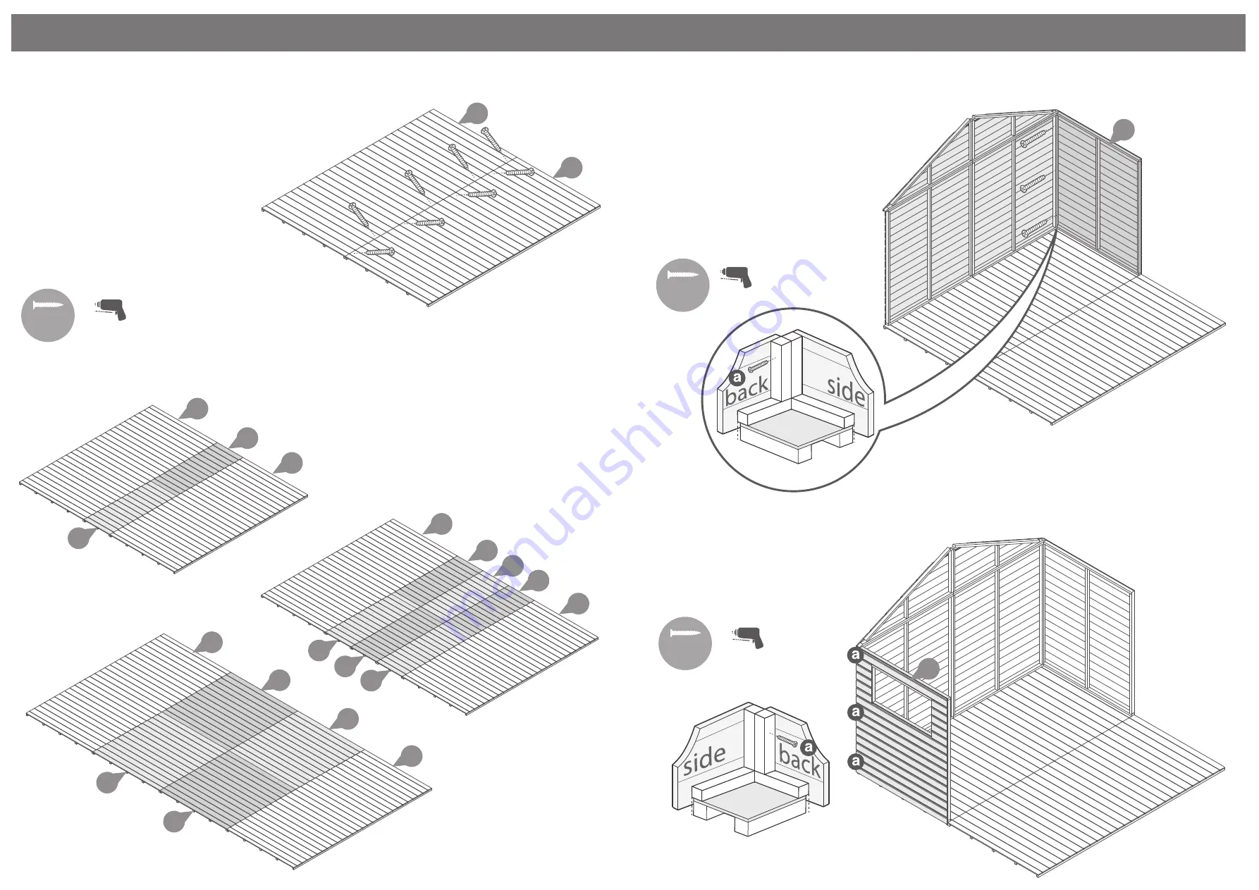 Mercia Garden Products 01PTSHPWOR1010DDOW-V4 Скачать руководство пользователя страница 7