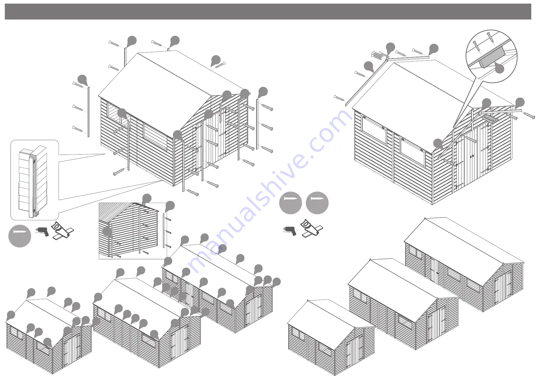 Mercia Garden Products 01PTSHPWOR1010DDOW-V4 General Instructions Manual Download Page 12