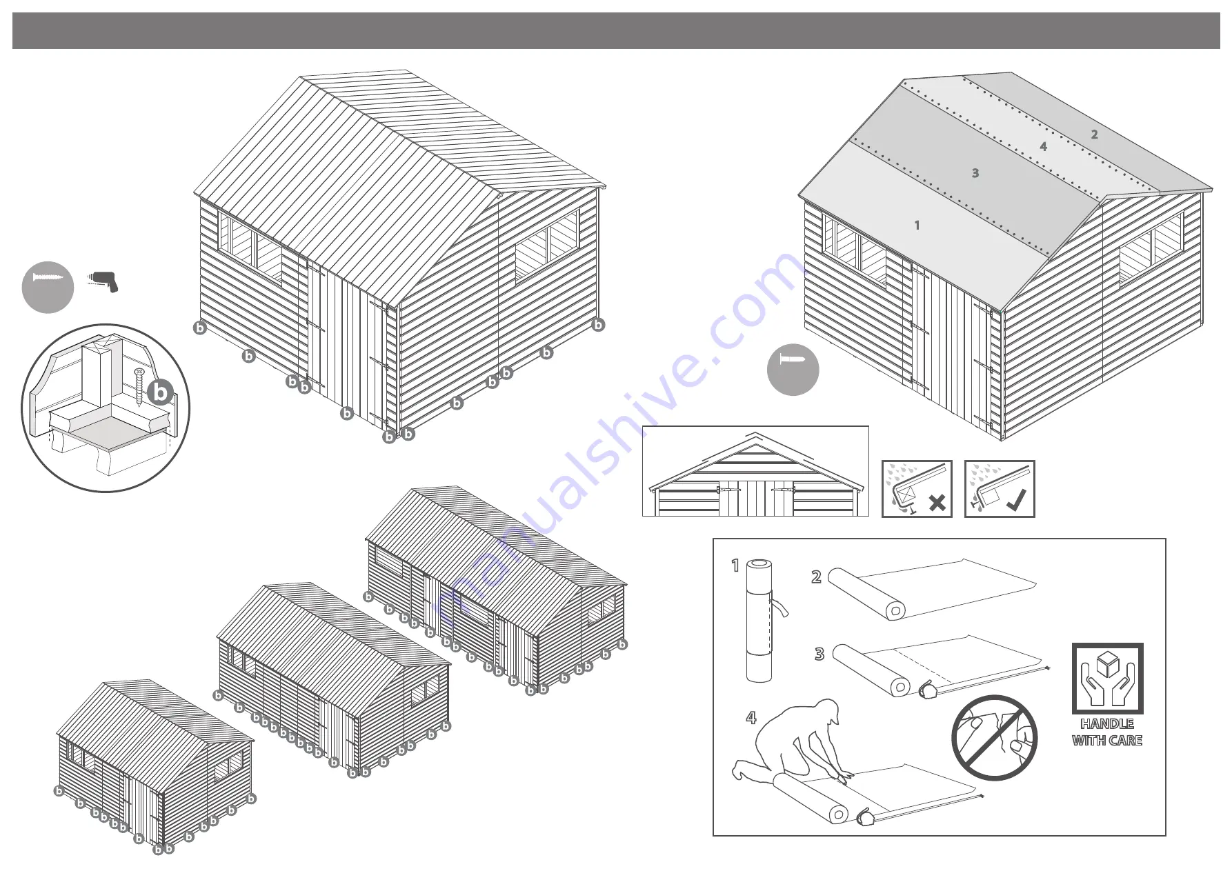 Mercia Garden Products 01PTSHPWOR1010DDOW-V4 General Instructions Manual Download Page 21