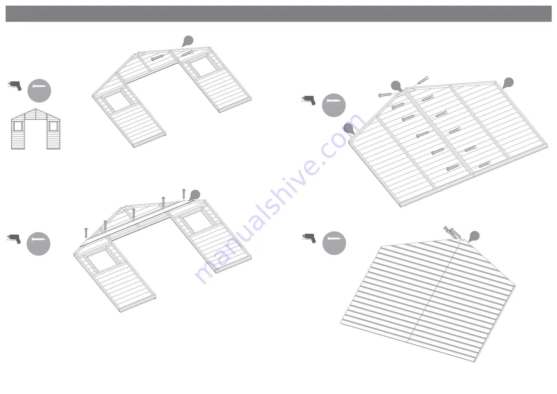 Mercia Garden Products 01SHPWOR1010DDOW-V1 General Instructions Manual Download Page 3