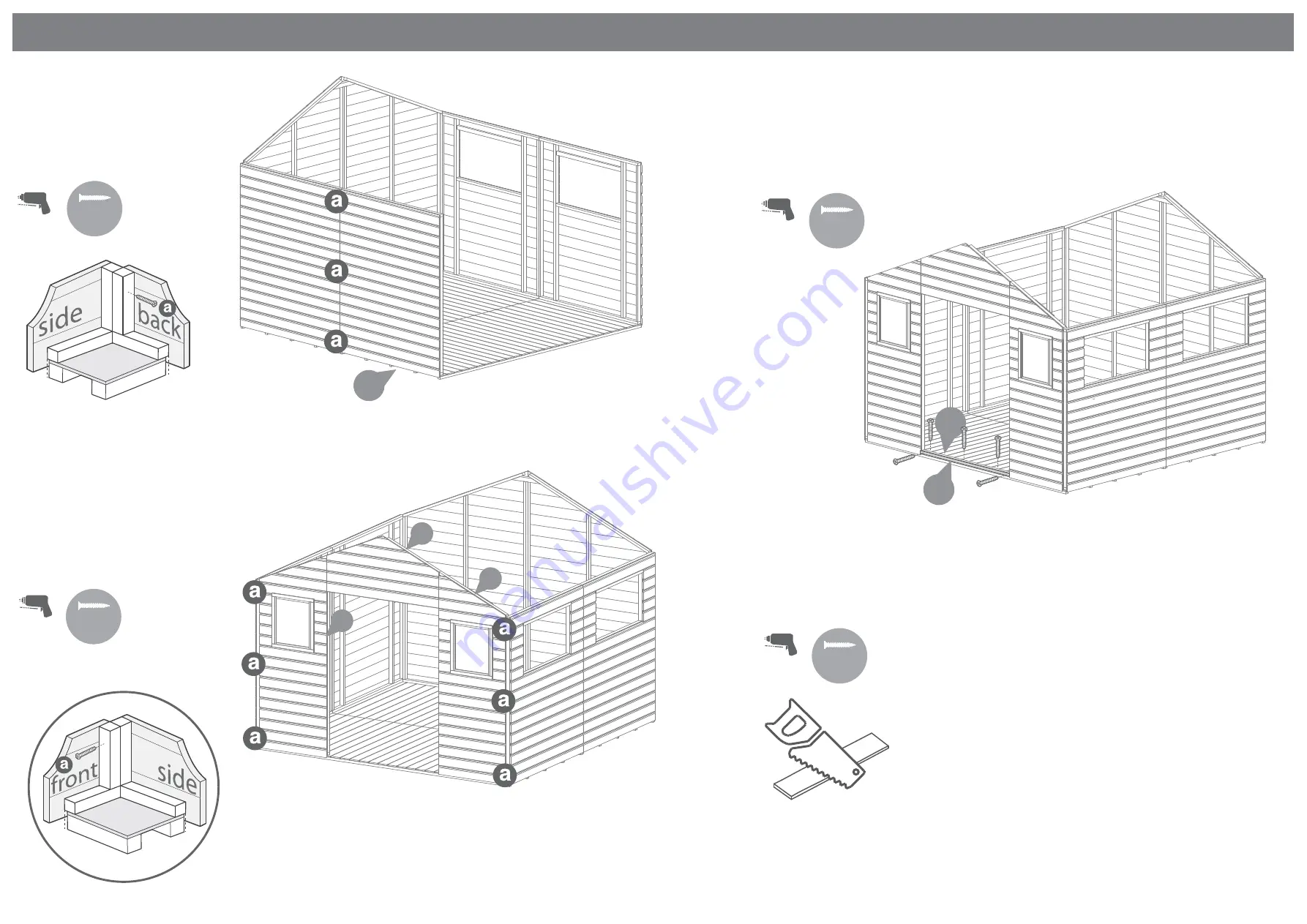 Mercia Garden Products 01SHPWOR1010DDOW-V1 Скачать руководство пользователя страница 5