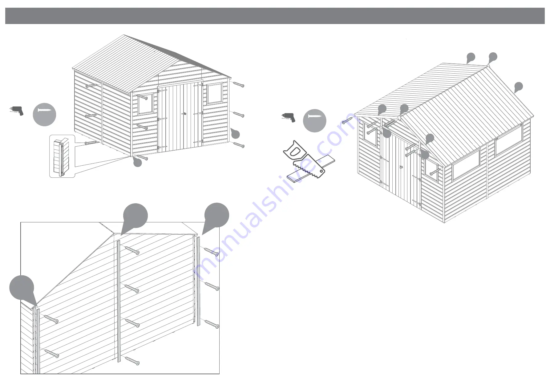 Mercia Garden Products 01SHPWOR1010DDOW-V1 General Instructions Manual Download Page 9