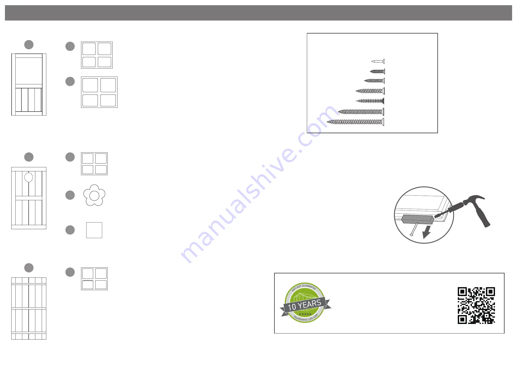 Mercia Garden Products 02DTSHAX05051W-V1-PEFC General Instructions Manual Download Page 6