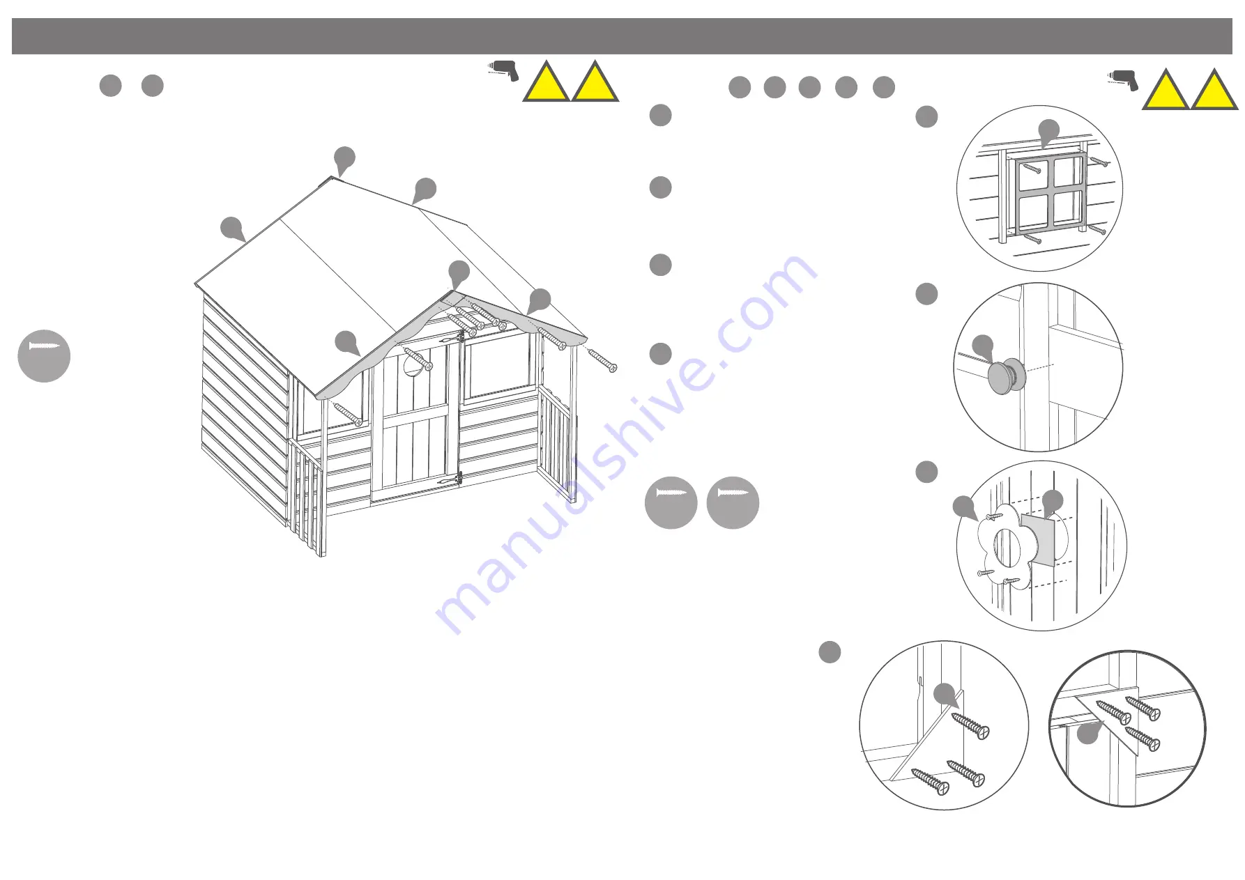 Mercia Garden Products 02DTSHAX0606SFHD2W-V1-PEFC General Instructions Manual Download Page 9