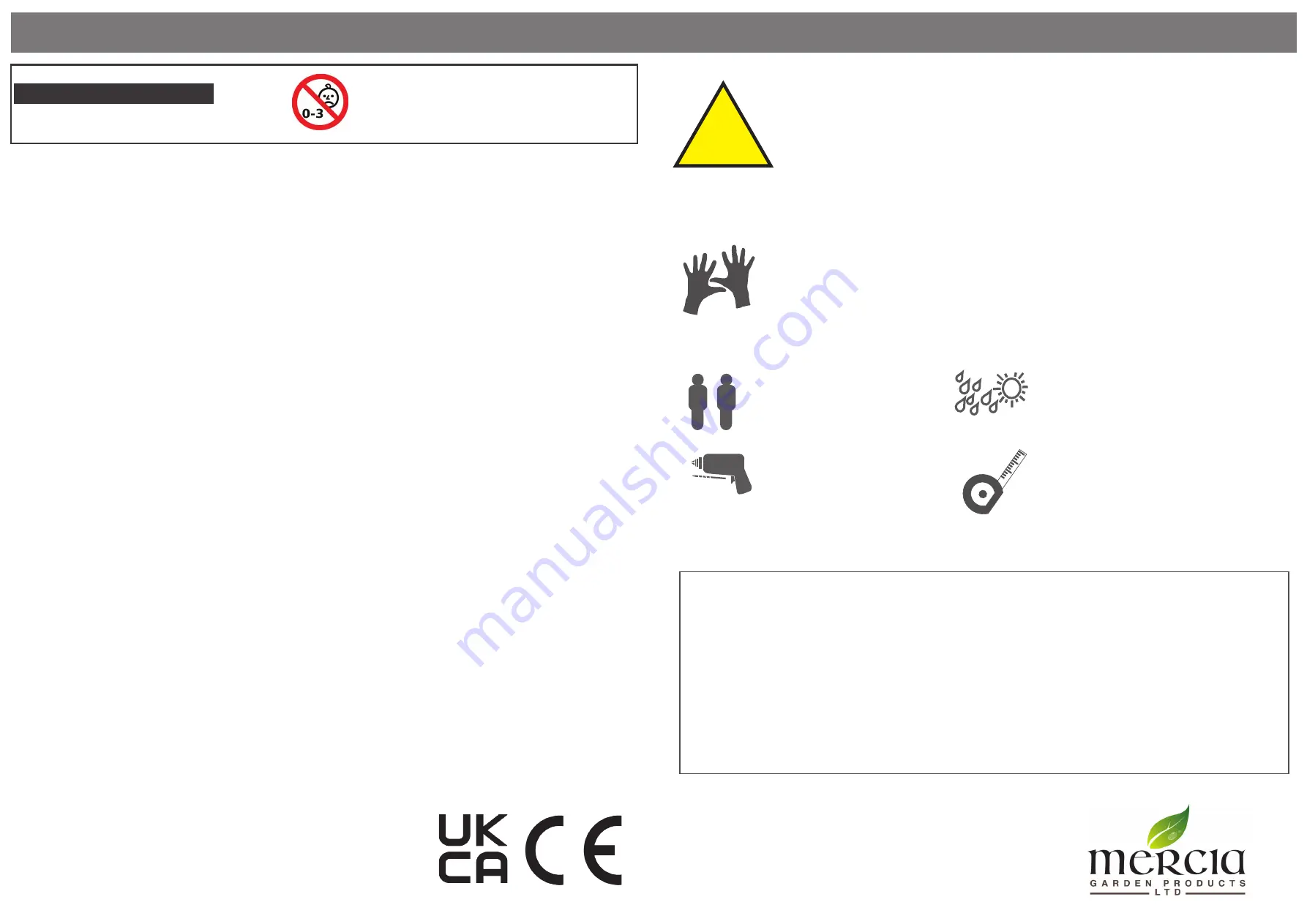 Mercia Garden Products 02DTTWR0707-V1-PEFC Скачать руководство пользователя страница 1