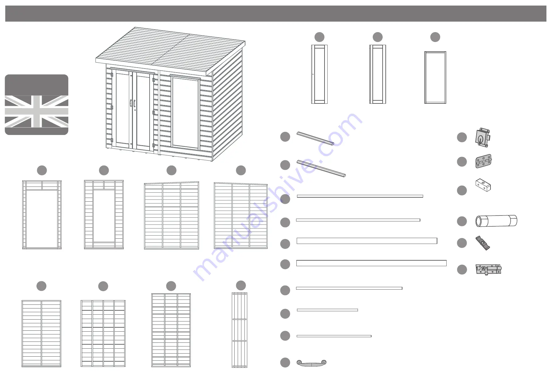 Mercia Garden Products 03DTSHPN0806FGD1TW-V1 Скачать руководство пользователя страница 2