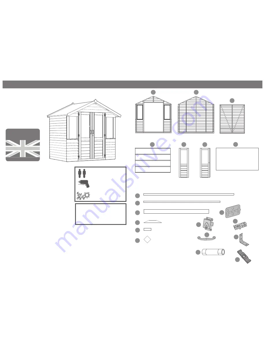 Mercia Garden Products 03OVLPBRN0705-V2 Скачать руководство пользователя страница 1